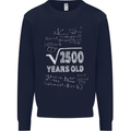 50th Birthday 50 Year Old Geek Funny Maths Mens Sweatshirt Jumper Navy Blue