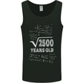 50th Birthday 50 Year Old Geek Funny Maths Mens Vest Tank Top Black