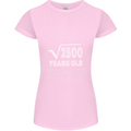 50th Birthday 50 Year Old Geek Funny Maths Womens Petite Cut T-Shirt Light Pink