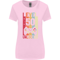 50th Birthday 50 Year Old Level Up Gamming Womens Wider Cut T-Shirt Light Pink