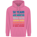 50th Birthday 50 Year Old Mens 80% Cotton Hoodie Azelea