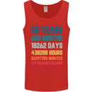 50th Birthday 50 Year Old Mens Vest Tank Top Red
