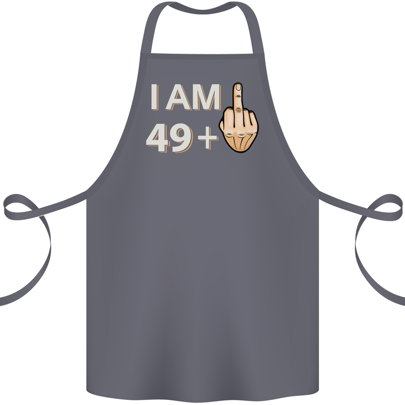 50th Birthday Funny Offensive 50 Year Old Cotton Apron 100% Organic Steel