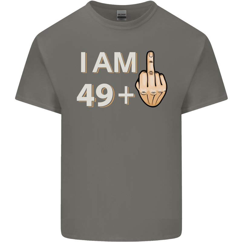50th Birthday Funny Offensive 50 Year Old Mens Cotton T-Shirt Tee Top Charcoal