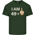 50th Birthday Funny Offensive 50 Year Old Mens Cotton T-Shirt Tee Top Forest Green