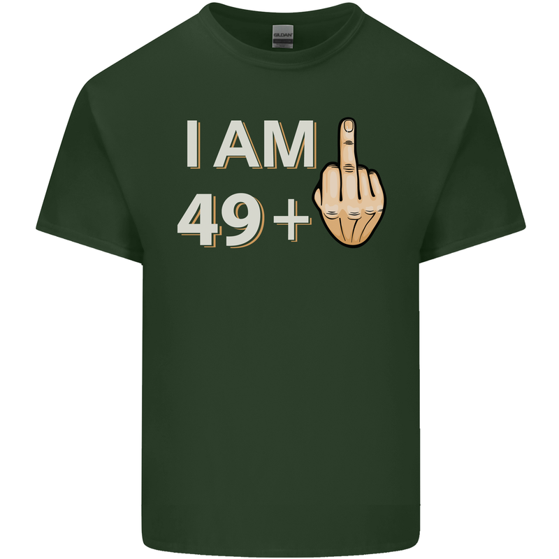 50th Birthday Funny Offensive 50 Year Old Mens Cotton T-Shirt Tee Top Forest Green