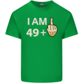 50th Birthday Funny Offensive 50 Year Old Mens Cotton T-Shirt Tee Top Irish Green