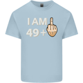 50th Birthday Funny Offensive 50 Year Old Mens Cotton T-Shirt Tee Top Light Blue
