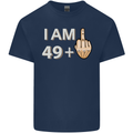 50th Birthday Funny Offensive 50 Year Old Mens Cotton T-Shirt Tee Top Navy Blue