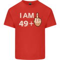 50th Birthday Funny Offensive 50 Year Old Mens Cotton T-Shirt Tee Top Red