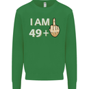 50th Birthday Funny Offensive 50 Year Old Mens Sweatshirt Jumper Irish Green