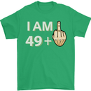 50th Birthday Funny Offensive 50 Year Old Mens T-Shirt 100% Cotton Irish Green