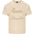 50th Birthday Queen Fifty Years Old 50 Mens Cotton T-Shirt Tee Top Natural