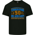50th Birthday Turning 50 Is Great Year Old Mens Cotton T-Shirt Tee Top Black