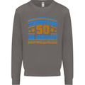 50th Birthday Turning 50 Is Great Year Old Mens Sweatshirt Jumper Charcoal