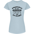 50th Wedding Anniversary 50 Year Funny Wife Womens Petite Cut T-Shirt Light Blue