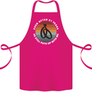 51 Year Wedding Anniversary 51st Marriage Cotton Apron 100% Organic Pink