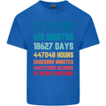 51st Birthday 51 Year Old Mens Cotton T-Shirt Tee Top Royal Blue