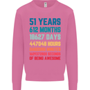 51st Birthday 51 Year Old Mens Sweatshirt Jumper Azalea