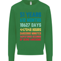 51st Birthday 51 Year Old Mens Sweatshirt Jumper Irish Green