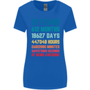 51st Birthday 51 Year Old Womens Wider Cut T-Shirt Royal Blue