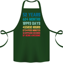 52nd Birthday 52 Year Old Cotton Apron 100% Organic Forest Green