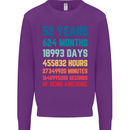 52nd Birthday 52 Year Old Mens Sweatshirt Jumper Purple