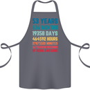 53rd Birthday 53 Year Old Cotton Apron 100% Organic Steel