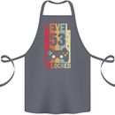 53rd Birthday 53 Year Old Level Up Gamming Cotton Apron 100% Organic Steel