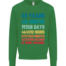 53rd Birthday 53 Year Old Mens Sweatshirt Jumper Irish Green