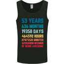 53rd Birthday 53 Year Old Mens Vest Tank Top Black