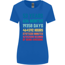 53rd Birthday 53 Year Old Womens Wider Cut T-Shirt Royal Blue