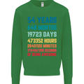 54th Birthday 54 Year Old Mens Sweatshirt Jumper Irish Green