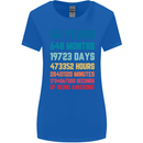 54th Birthday 54 Year Old Womens Wider Cut T-Shirt Royal Blue