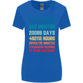 55th Birthday 55 Year Old Womens Wider Cut T-Shirt Royal Blue