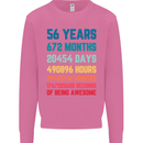 56th Birthday 56 Year Old Mens Sweatshirt Jumper Azalea