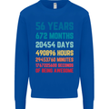 56th Birthday 56 Year Old Mens Sweatshirt Jumper Royal Blue