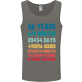 56th Birthday 56 Year Old Mens Vest Tank Top Charcoal