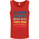 56th Birthday 56 Year Old Mens Vest Tank Top Red