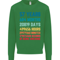57th Birthday 57 Year Old Mens Sweatshirt Jumper Irish Green