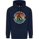 58 Year Wedding Anniversary 58th Marriage Mens 80% Cotton Hoodie Navy Blue