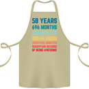 58th Birthday 58 Year Old Cotton Apron 100% Organic Khaki