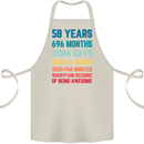 58th Birthday 58 Year Old Cotton Apron 100% Organic Natural
