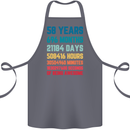 58th Birthday 58 Year Old Cotton Apron 100% Organic Steel