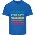 58th Birthday 58 Year Old Mens Cotton T-Shirt Tee Top Royal Blue