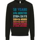 58th Birthday 58 Year Old Mens Sweatshirt Jumper Black