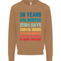 58th Birthday 58 Year Old Mens Sweatshirt Jumper Caramel Latte