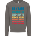 58th Birthday 58 Year Old Mens Sweatshirt Jumper Charcoal