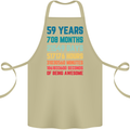 59th Birthday 59 Year Old Cotton Apron 100% Organic Khaki