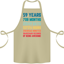 59th Birthday 59 Year Old Cotton Apron 100% Organic Khaki